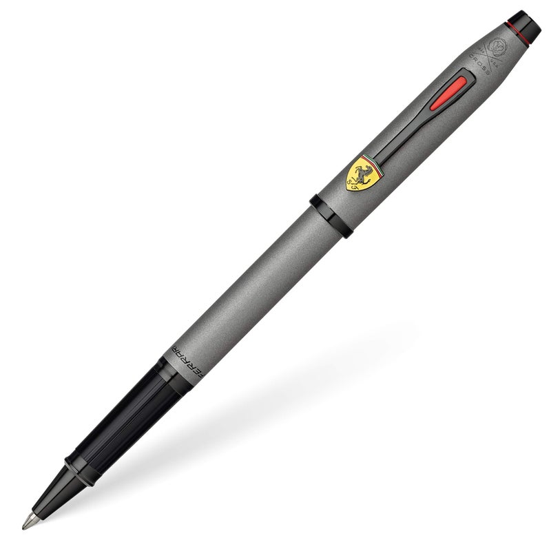 Cross Century II Scuderia Ferrari Rollerball Pen, Includes Luxury Gift Box - Titanium Grey Satin Lacquer - Image 1